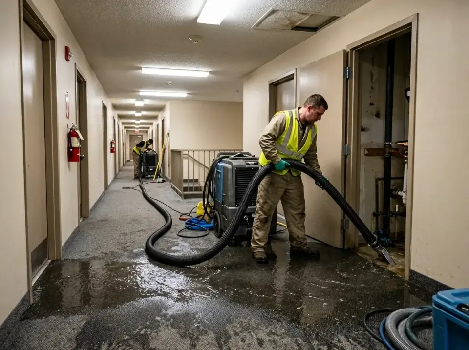 multi-unit-apartment-hallway-f-005 — frequently asked questions, Emergency Burst Pipe Water Extraction & Removal in Maplewoo…